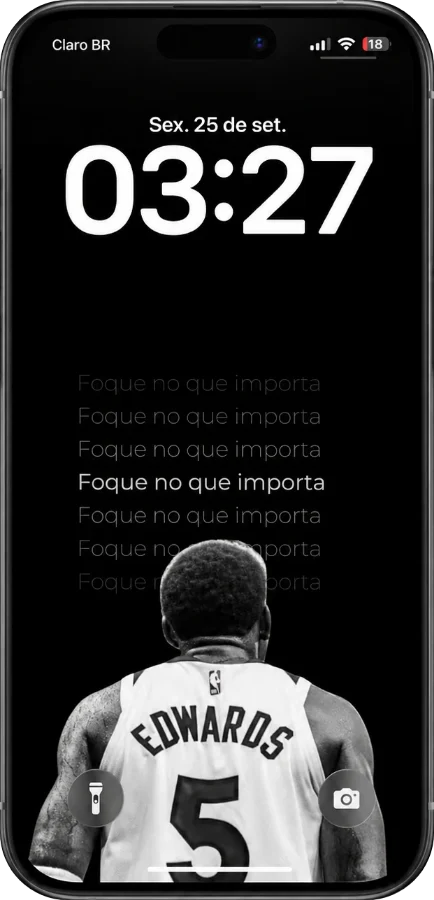 Wallpaper “Foque no que importa”